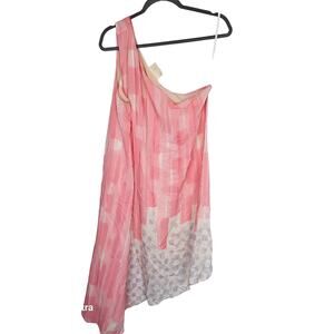 Maeve Dress Maeve Anthropologie Dress Silk Dress Knee Length Dress Pink 14